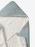 Coffret cadeau naissance cape de bain réversible personnalisable et gant vert sauge - vertbaudet enfant 