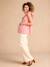 Blouse grossesse en gaze coton col broderie anglaise terracotta - vertbaudet enfant 