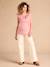 Blouse grossesse en gaze coton col broderie anglaise terracotta - vertbaudet enfant 