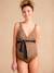 Maillot de bain de grossesse et allaitement réversible léopard beige - vertbaudet enfant 