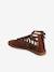 Pair of Leather-Look Gladiator Sandals for Children, Designed for Autonomy brown - vertbaudet enfant 