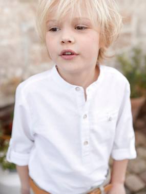 Garçon-Chemise col Mao personnalisable