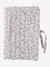 Coffret cadeau naissance 8 pièces : 1 hochet, 1 tapis à langer nomade, 5 lingettes, 1 pochette blanc imprimé+ocre+vert imprimé - vertbaudet enfant 