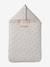 Nid d'ange enveloppant en coton beige imprimé+bleu glacier+bleu grisé+imprimé grenier+vanille - vertbaudet enfant 