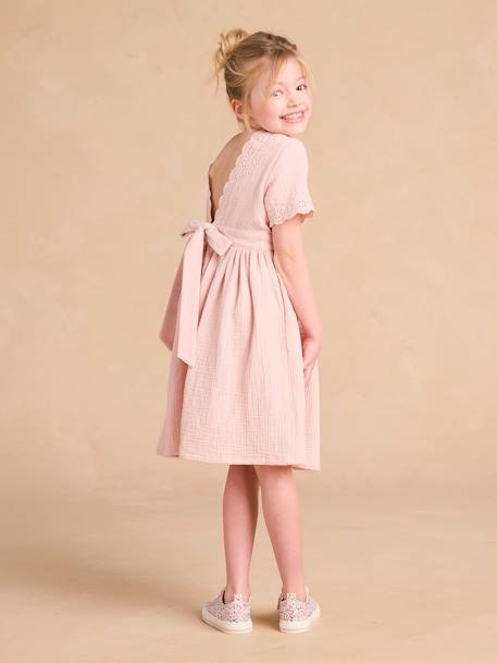 Occasion Wear Dress for Girls, Matchy-Matchy Mother/Daughter Capsule Collection rosy - vertbaudet enfant 