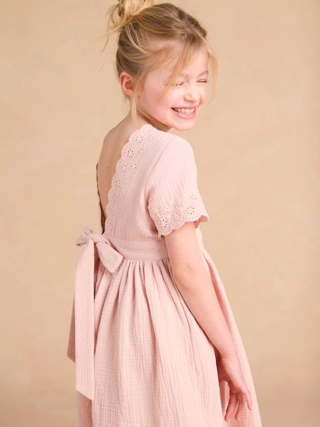 Occasion Wear Dress for Girls, Matchy-Matchy Mother/Daughter Capsule Collection rosy - vertbaudet enfant 