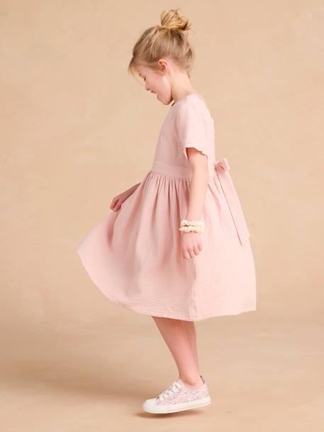 Occasion Wear Dress for Girls, Matchy-Matchy Mother/Daughter Capsule Collection rosy - vertbaudet enfant 