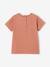 T-Shirt with 'Beach' Design for Babies terracotta - vertbaudet enfant 