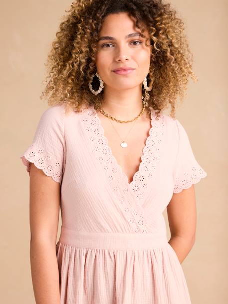 Mother & Daughter Occasion Wear Dress, Capsule Collection, ENVIE DE FRAISE rosy - vertbaudet enfant 