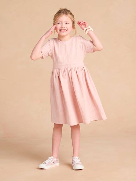 Occasion Wear Dress for Girls, Matchy-Matchy Mother/Daughter Capsule Collection rosy - vertbaudet enfant 