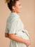 Cotton Gauze Shirt Dress with Wide Straps, Maternity & Nursing Special, ENVIE DE FRAISE sage green - vertbaudet enfant 