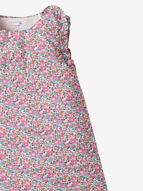 Liberty Fabric Sleeping Bag, ENVIE DE FRAISE white - vertbaudet enfant 