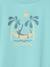 T-Shirt with Large Motif on the Back & Press Stud on Shoulder for Babies turquoise - vertbaudet enfant 