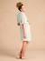 Cotton Gauze Shirt Dress with Wide Straps, Maternity & Nursing Special, ENVIE DE FRAISE sage green - vertbaudet enfant 