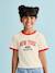 T-shirt esprit collège fille écru+encre - vertbaudet enfant 