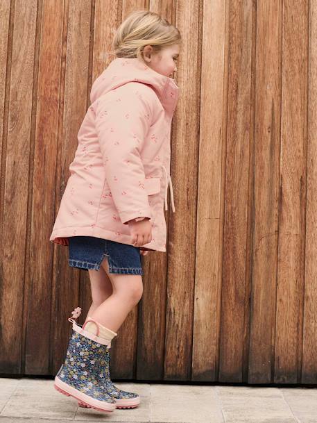 3-in-1 girls' parka pale pink - vertbaudet enfant 