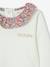 Body bébé fille évolutif col en tissu Liberty personnalisable écru - vertbaudet enfant 