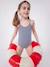 Striped Swimsuit for Girls, PETIT BATEAU blue - vertbaudet enfant 