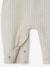 Ensemble bébé naissance cérémonie chemise salopette en lin et coton argile+bleu - vertbaudet enfant 