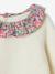 Ensemble naissance 2 pièces en tricot détail tissu Liberty écru - vertbaudet enfant 