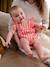 Sleeveless gingham sleepsuit raspberry pink - vertbaudet enfant 