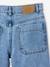 Short long en jean fille bas effiloché bleu clair - vertbaudet enfant 