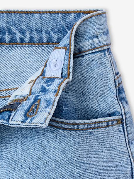 Ripped Denim Shorts for Girls, JONEN light blue - vertbaudet enfant 
