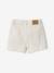 Distressed Denim Shorts for Girls, JONEN medium blue+vanilla - vertbaudet enfant 