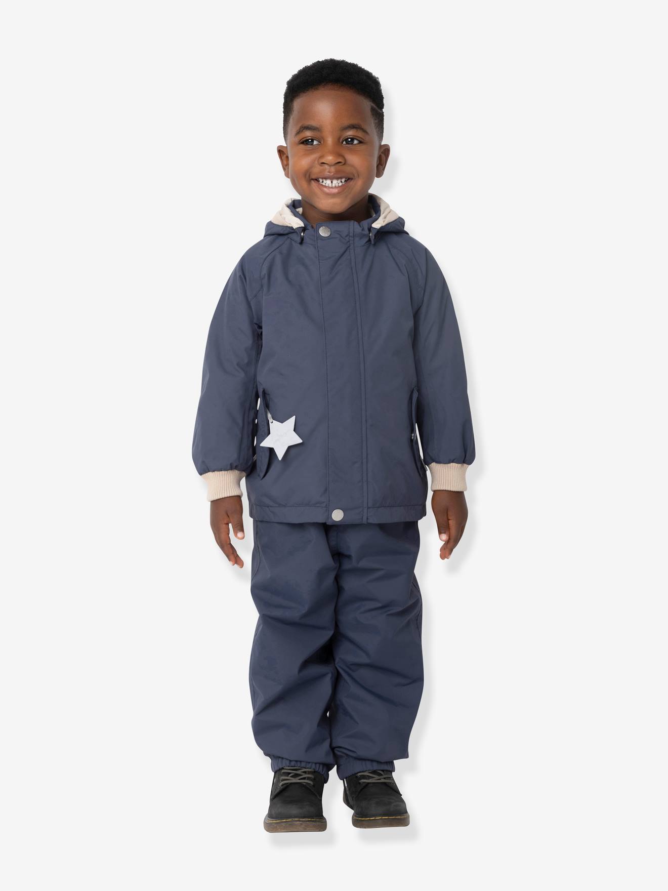 MATWALLY Mid-Season Jacket for Babies, MINI A TURE - pale blue, Girls
