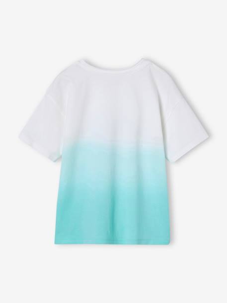 Dip & Dye boys' T-shirt aqua green - vertbaudet enfant 