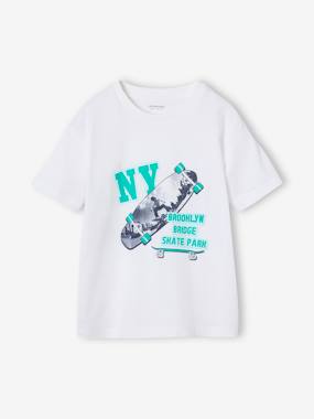 T-Shirt photoprint garçon - vertbaudet enfant Garçon-T-Shirt photoprint garçon