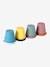 Set of 4 Colourful Silicone Buckets multicoloured - vertbaudet enfant 