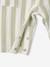 Striped Cotton Gauze Jumpsuit for Babies striped green - vertbaudet enfant 