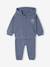 Sports Combo: Zipped Hoodie & Bottoms, for Babies indigo - vertbaudet enfant 