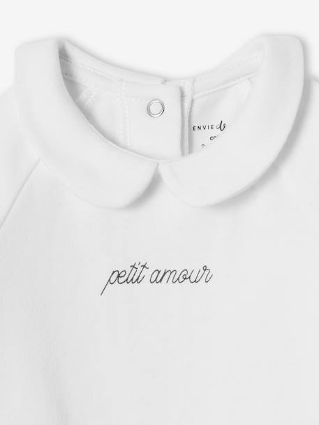 Newborn Gift Set: Top, Bodysuit, Sleepsuit, Welcome Card & ENVIE DE FRAISE Gift Bag white - vertbaudet enfant 