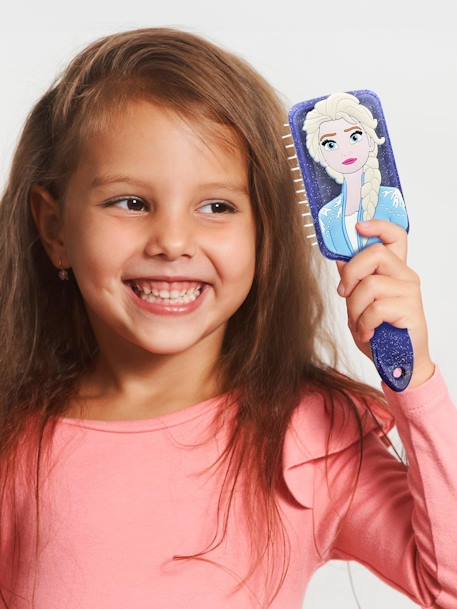 Brosse à cheveux Diney Elsa Reine des Neiges en 3D marine - vertbaudet enfant 