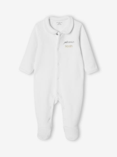 Newborn Gift Set: Top, Bodysuit, Sleepsuit, Welcome Card & ENVIE DE FRAISE Gift Bag white - vertbaudet enfant 