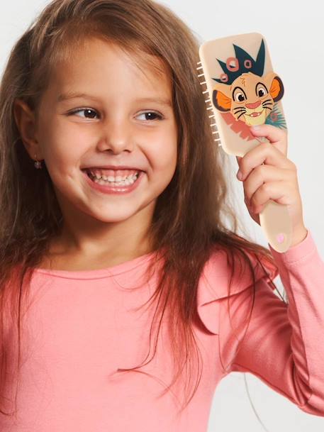 Disney® Hairbrush with Simba 3D Appliqué for Children orange - vertbaudet enfant 