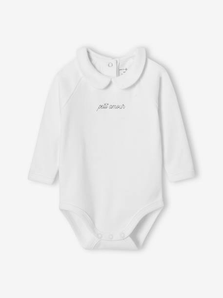 Newborn Gift Set: Top, Bodysuit, Sleepsuit, Welcome Card & ENVIE DE FRAISE Gift Bag white - vertbaudet enfant 