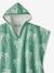 Poncho de bain / plage enfant personnalisable, avec coton recyclé carreaux bleu+lilas+menthe - vertbaudet enfant 