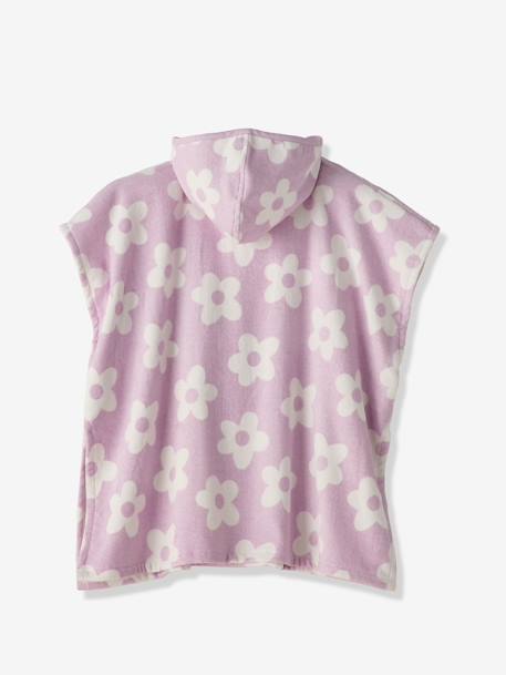 Poncho de bain / plage enfant personnalisable, avec coton recyclé carreaux bleu+lilas+menthe - vertbaudet enfant 