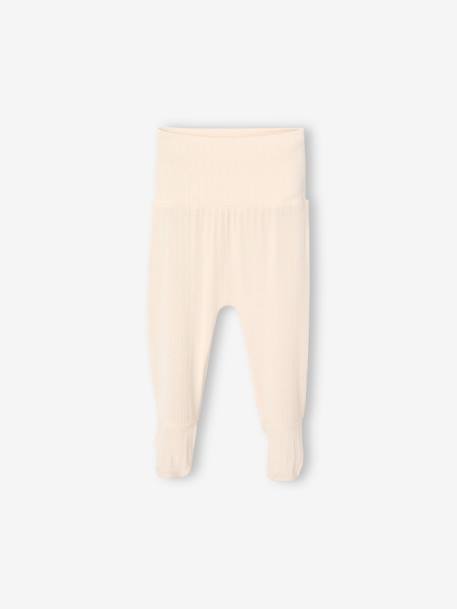 Kit naissance 5 pièces : brassière + pantalon + bonnet + gants + pochon écru - vertbaudet enfant 