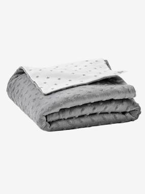 -Plaid bébé en polaire minky et molleton STELLA