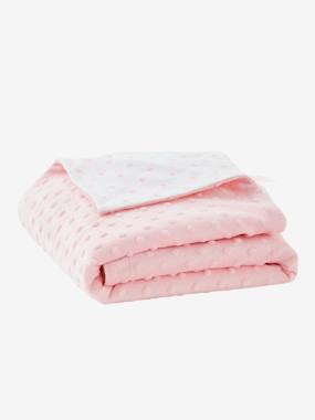 -Plaid bébé en polaire minky et molleton STELLA