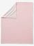 Plaid bébé en polaire minky et molleton STELLA EAU DE ROSE+GRIS - vertbaudet enfant 