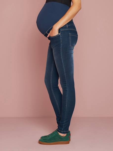 Jean slim stretch de grossesse entrejambe 85 DENIM BLACK+DENIM BRUT+DENIM GRIS CLAIR - vertbaudet enfant 
