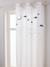 Semi-Sheer Curtain with Eyelets & Clouds & Stars Garland White - vertbaudet enfant 