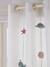 Semi-Sheer Curtain with Eyelets & Marine Animals, Under the Ocean WHITE LIGHT SOLID WITH DESIGN - vertbaudet enfant 