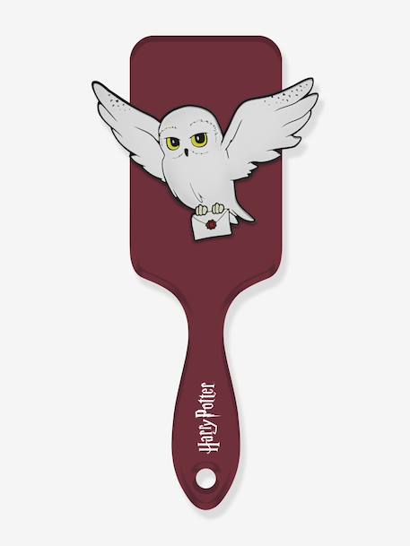 HARRY POTTER Hairbrush with Hedwig 3D Silicone Appliqué bordeaux red - vertbaudet enfant 