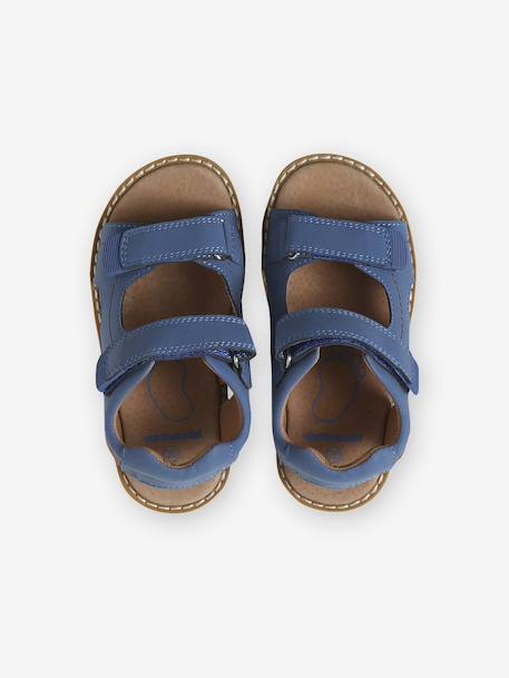Hook-&-Loop Sandals for Children, Designed for Autonomy blue - vertbaudet enfant 